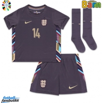 England Ezri Konsa #14 Bortedraktsett Barn EM 2024 Kortermet (+ Korte bukser)